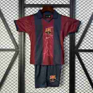 Maglietta Calcio FC Barcellona Set Bambino Speciale 2025 2026 Rosso