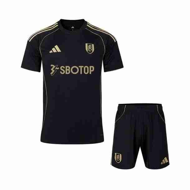 Camiseta Fulham 3ª Niño 2025-2026 Maglietta Calcio Fulham Set Bambino Terza 2025 2026