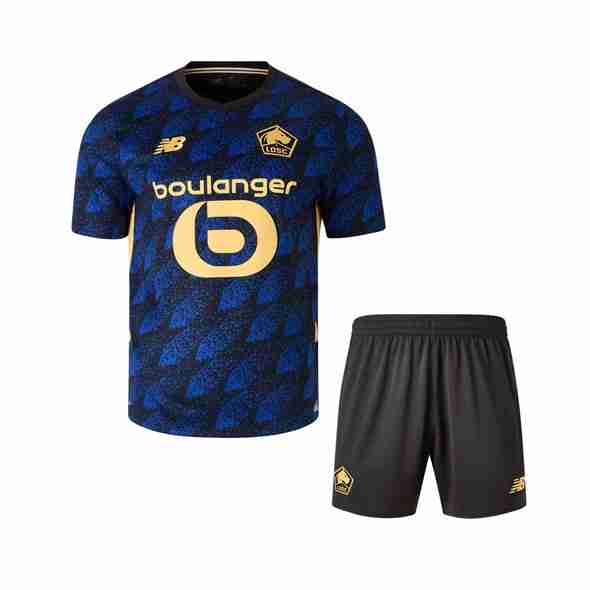 Camiseta Lille OSC 3ª Niño 2025-2026 Maglietta Calcio Lille OSC Set Bambino Terza 2025 2026