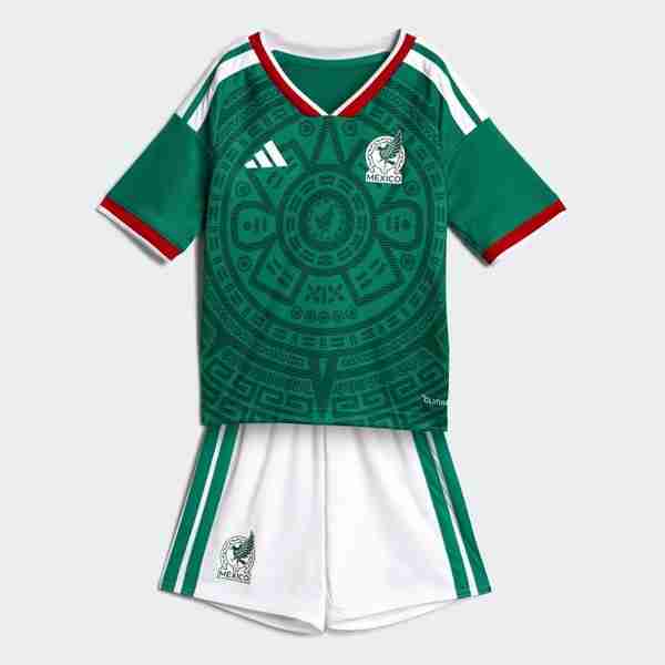 Camiseta México 1ª Niño 2026 Maglietta Calcio Messico Set Bambino Prima 2026