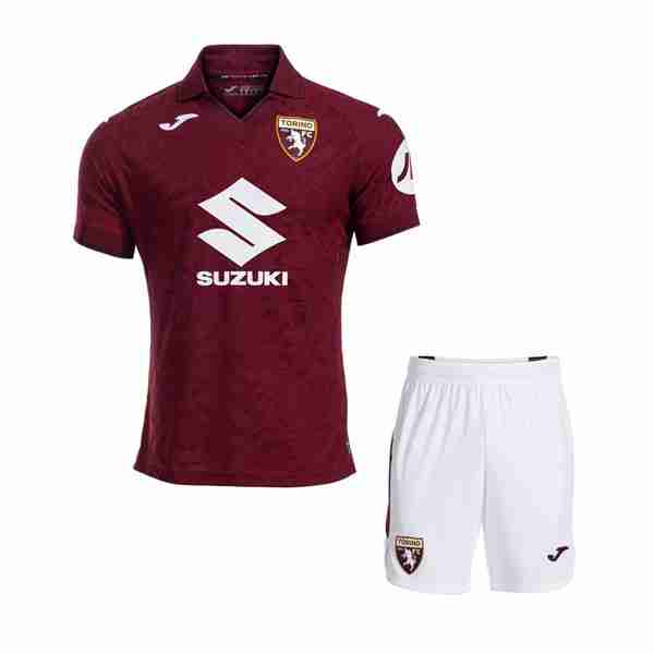 Camiseta Torino FC 1ª Niño 2025-2026 Maglietta Calcio Torino FC Set Bambino Prima 2025 2026