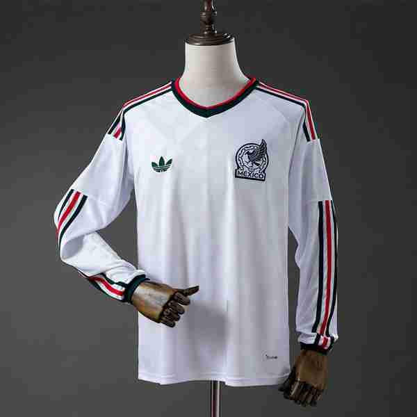 Tailandia Camiseta México 2ª ML 2026 Thailandia Maglietta Calcio Away Manica Lunga Messico 2026