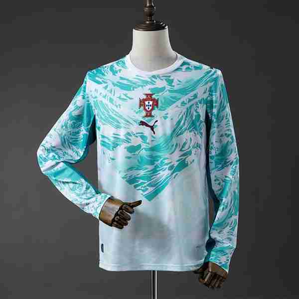 Tailandia Camiseta Portugal 2ª ML 2026 Thailandia Maglietta Calcio Away Manica Lunga Portogallo 2026