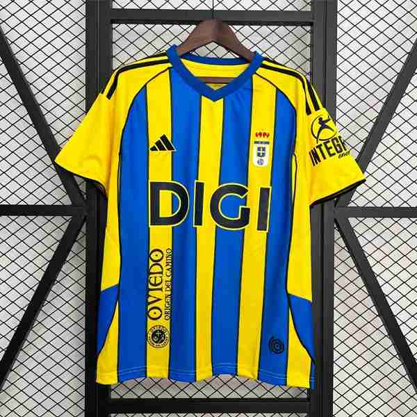 Tailandia Camiseta Real Oviedo 2ª 2025-2026 Thailandia Maglietta Calcio Away Real Oviedo 2025 2026