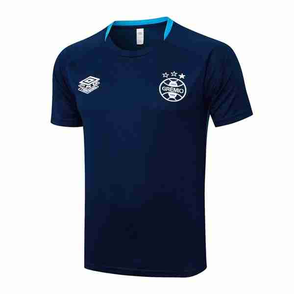 Camiseta Entrenamiento Grêmio FBPA 2025-2026 Azul 3 Thailandia Maglietta Calcio Formazione Gremio FBPA 2025 2026 Blu