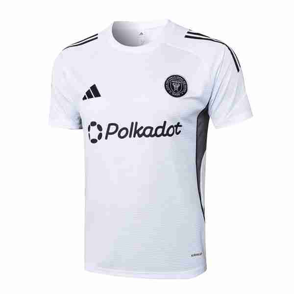 Camiseta Entrenamiento Inter Miami 2025-2026 Blanco 3 Thailandia Maglietta Calcio Formazione Inter Miami 2025 2026 Bianco