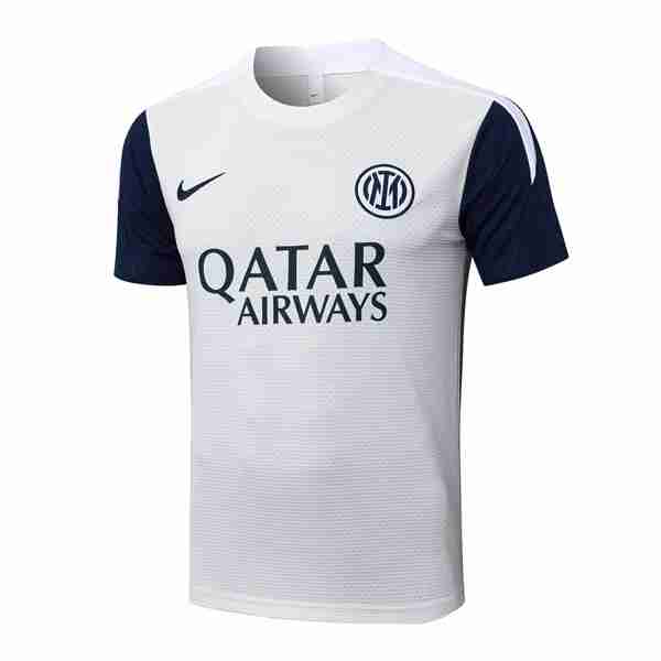 Camiseta Entrenamiento Inter Milan 2025-2026 Blanco 3 Thailandia Maglietta Calcio Formazione Inter Milan 2025 2026 Bianco