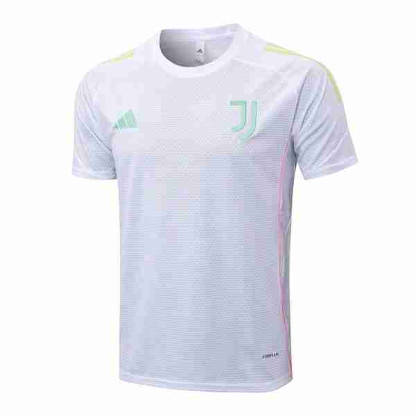Camiseta Entrenamiento Juventus 2025-2026 Blanco 3 Thailandia Maglietta Calcio Formazione Juventus 2025 2026 Bianco