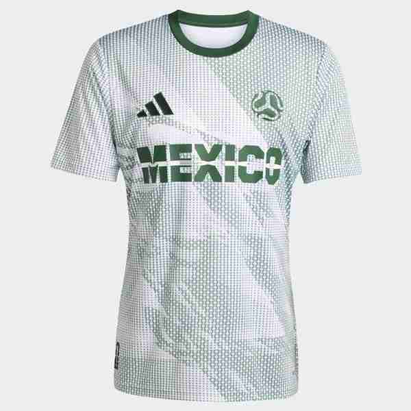 Tailandia Camiseta México 2ª World Cup 2026 Thailandia Maglietta Calcio Formazione Messico 2026 Bianco