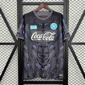 Thailandia Maglietta Calcio Formazione Napoli 2025 2026 Grigio