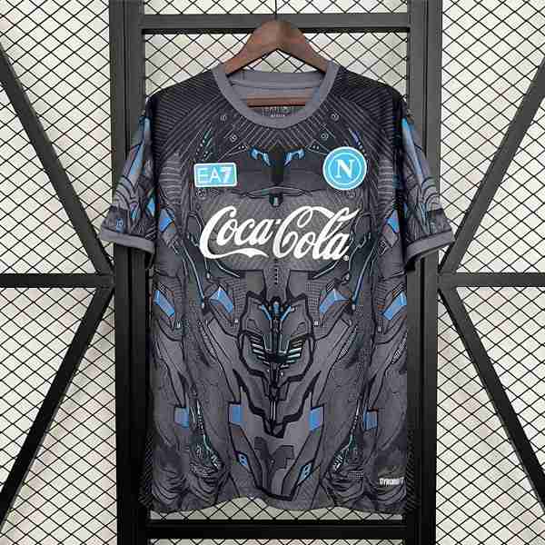 Tailandia Camiseta Napoli training 2025-2026 Gris Thailandia Maglietta Calcio Formazione Napoli 2025 2026 Grigio