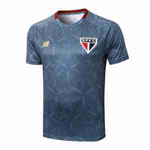 Thailandia Maglietta Calcio Formazione Sao Paulo 2025 2026 Grigio