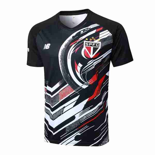 Camiseta Entrenamiento Sao Paulo 2025-2026 Negro 5 Thailandia Maglietta Calcio Formazione Sao Paulo 2025 2026 Nero