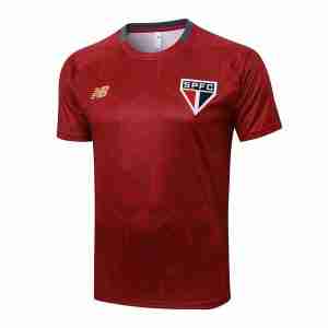 Thailandia Maglietta Calcio Formazione Sao Paulo 2025 2026 Rosso