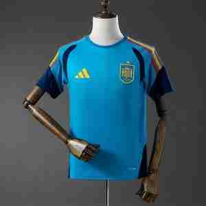 Thailandia Maglietta Calcio Formazione Spagna 2026 Blu