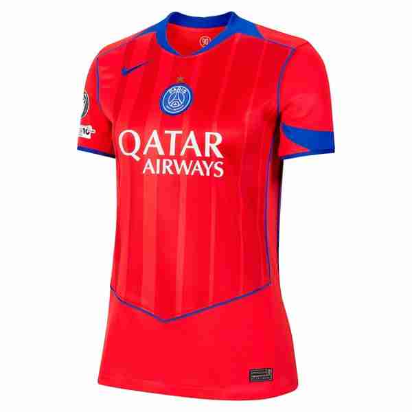 Camiseta Paris Saint Germain 3ª Mujer 2025-2026 Thailandia Maglietta Calcio Paris Saint Germain Terza Donna 2025 2026