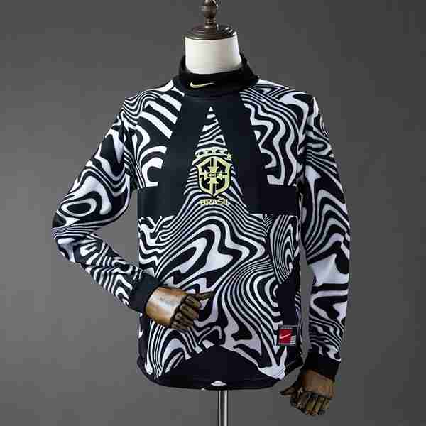 Tailandia Camiseta Brasil Portero ML 2026 Thailandia Maglietta Calcio Portiere Manica Lunga Brasile 2026