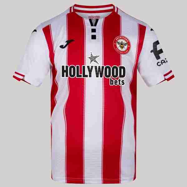 Tailandia Camiseta Brentford FC 1ª 2025-2026 Thailandia Maglietta Calcio Prima Brentford 2025 2026