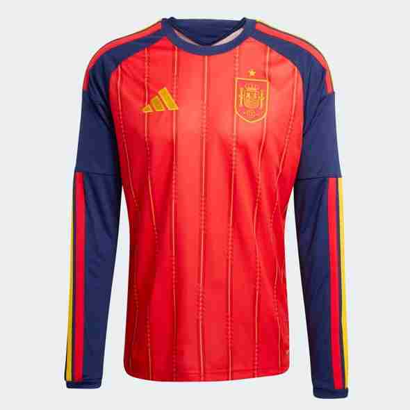 Tailandia Camiseta España 1ª ML 2026 Thailandia Maglietta Calcio Prima Manica Lunga Spagna 2026