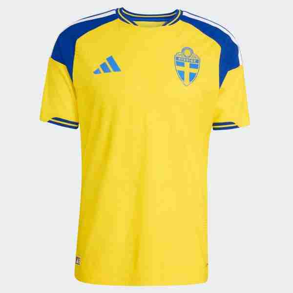 Tailandia Camiseta Suecia 1ª 2026 Thailandia Maglietta Calcio Prima Suecia 2026