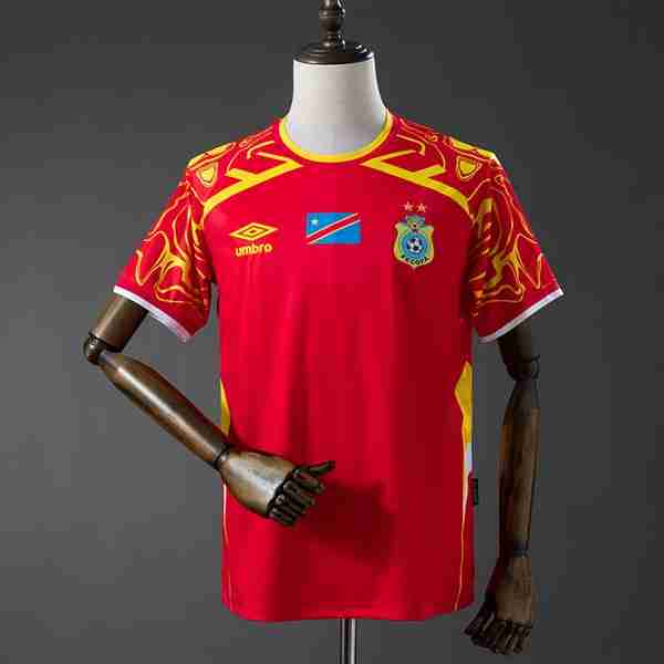 Tailandia Camiseta Congo 2026 Rojo Thailandia Maglietta Calcio Terza Congo 2026