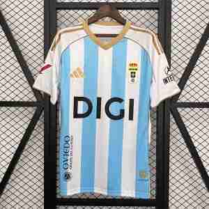 Thailandia Maglietta Calcio Terza Real Oviedo 2025 2026