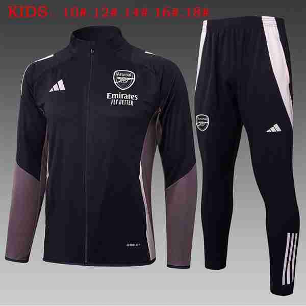 Ninos Chandal Arsenal 2025-2026 Gris 5 Tute Calcio Bambino Arsenal 2025 2026 Grigio