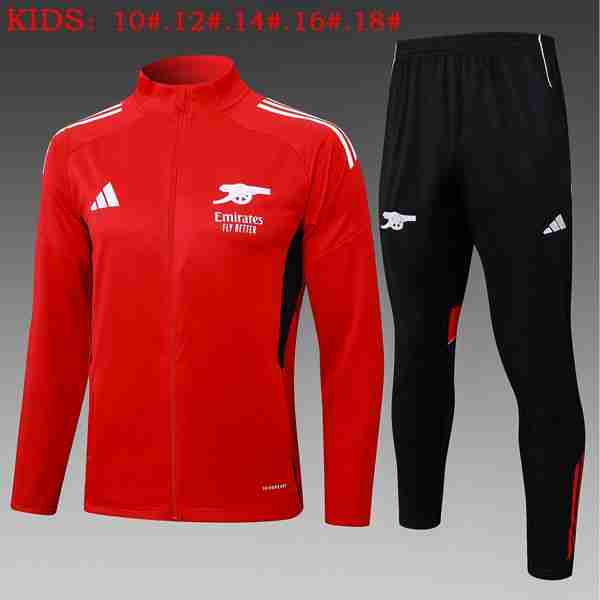 Ninos Chandal Arsenal 2025-2026 Rojo 5 Tute Calcio Bambino Arsenal 2025 2026 Rosso