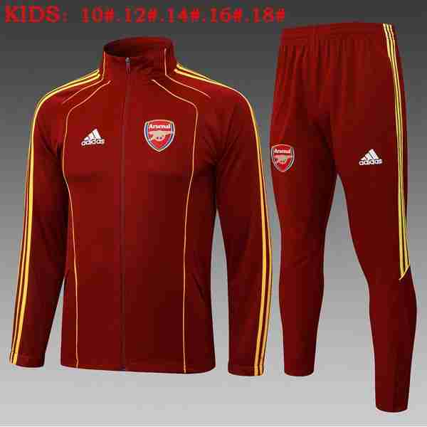 Ninos Chandal Arsenal 2025-2026 Rojo 7 Tute Calcio Bambino Arsenal 2025 26 Rosso