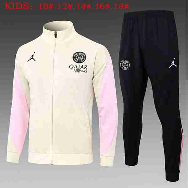 Ninos Chandal PSG 2025-2026 Amarillo 5 Tute Calcio Bambino Paris Saint Germain 2025 2026 Giallo