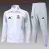 Tute Calcio Bambino Real Madrid 2025 2026 Bianco Grigio