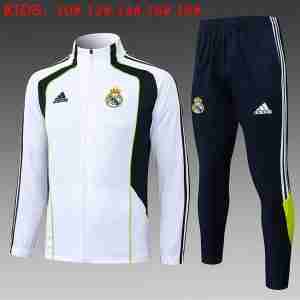 Tute Calcio Bambino Real Madrid 2025 2026 Bianco Nero