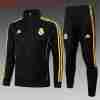 Tute Calcio Bambino Real Madrid 2025 26 Nero Giallo