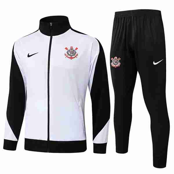 Chandal Corinthians 2025-2026 Blanco 5 Tute Calcio Corinthians Paulista 2025 2026 Bianco