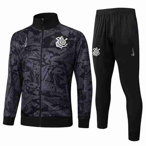 Chandal Corinthians 2025-2026 Gris 5 Tute Calcio Corinthians Paulista 2025 2026 Grigio