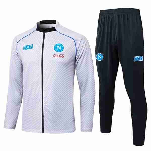 Chandal Napoli 2025-2026 Blanco 5 Tute Calcio Napoli 2025 2026 Bianco