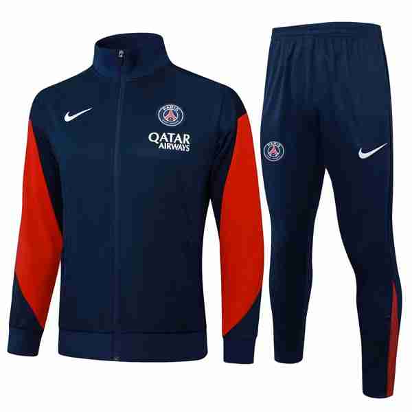 Chandal PSG 2025-2026 Azul 4 Tute Calcio Paris Saint Germain 2025 2026 Blu Rosso