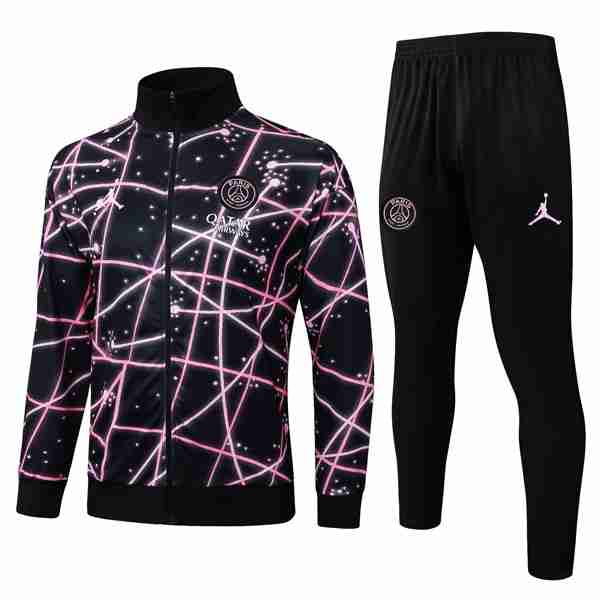 Chandal PSG 2025-2026 Negro Rosa 2 Tute Calcio Paris Saint Germain 2025 2026 Nero Rosa