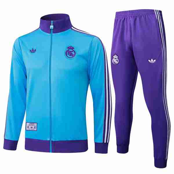 Chandal Real Madrid 2025-2026 Azul 5 Tute Calcio Real Madrid 2025 2026 Blu Porpora