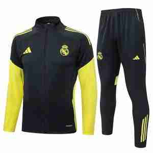 Tute Calcio Real Madrid 2025 2026 Nero Giallo
