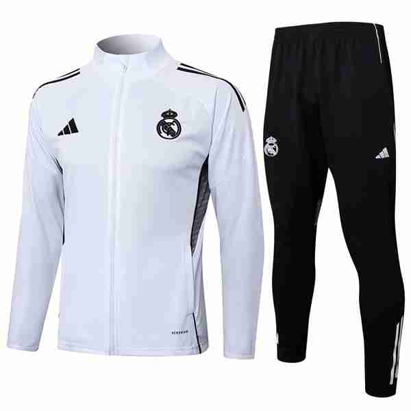Chandal Real Madrid 2025-2026 Blanco 4 Tute Calcio Real Madrid 2025 26 Bianco