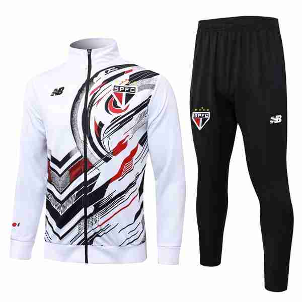 Chandal Sao Paulo 2025-2026 Blanco 5 Tute Calcio Sao Paulo 2025 2026 Bianco