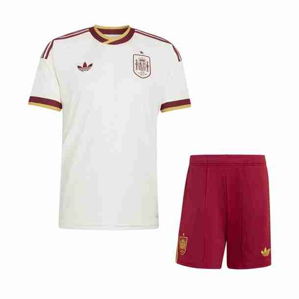 Camiseta Spain 2ª Niño 2026 Maglietta Calcio Spagna Set Bambino Away 2026